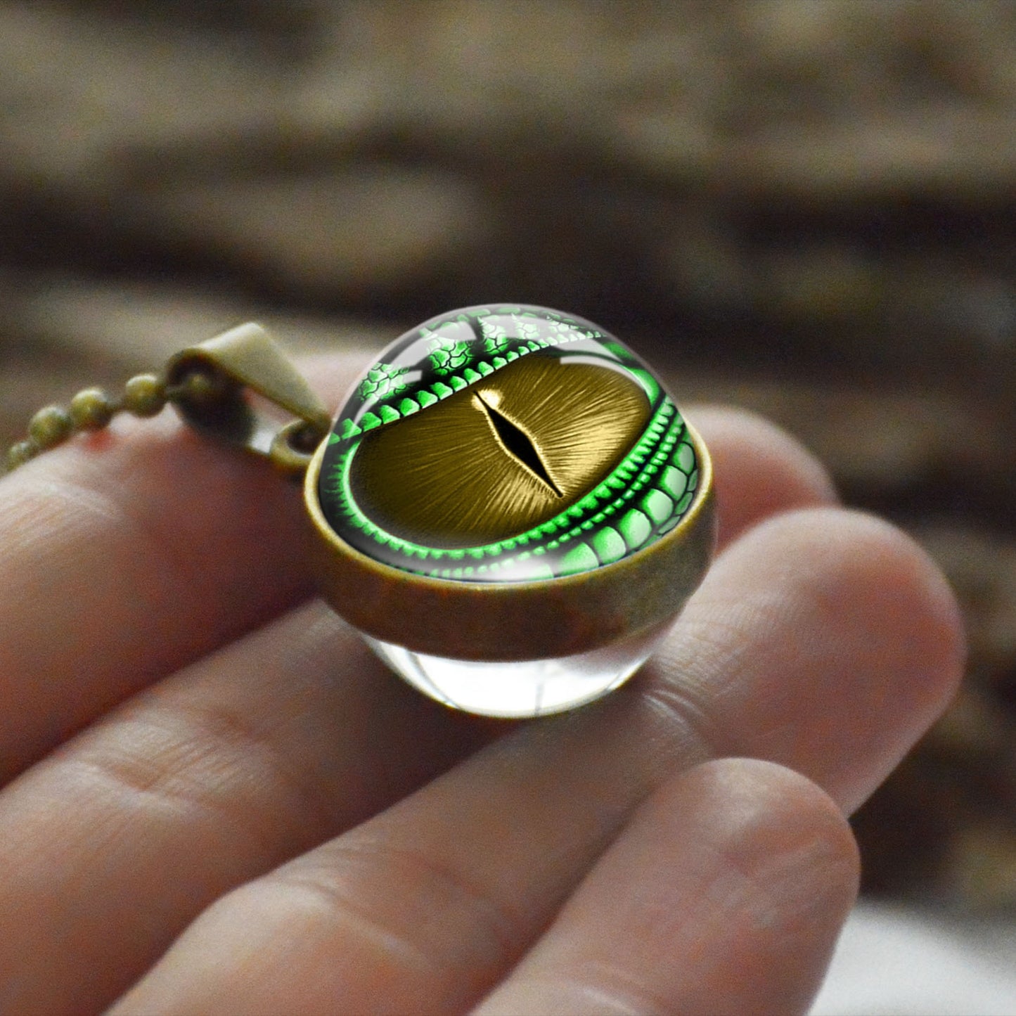 Amazing Dragon Eyes Necklace