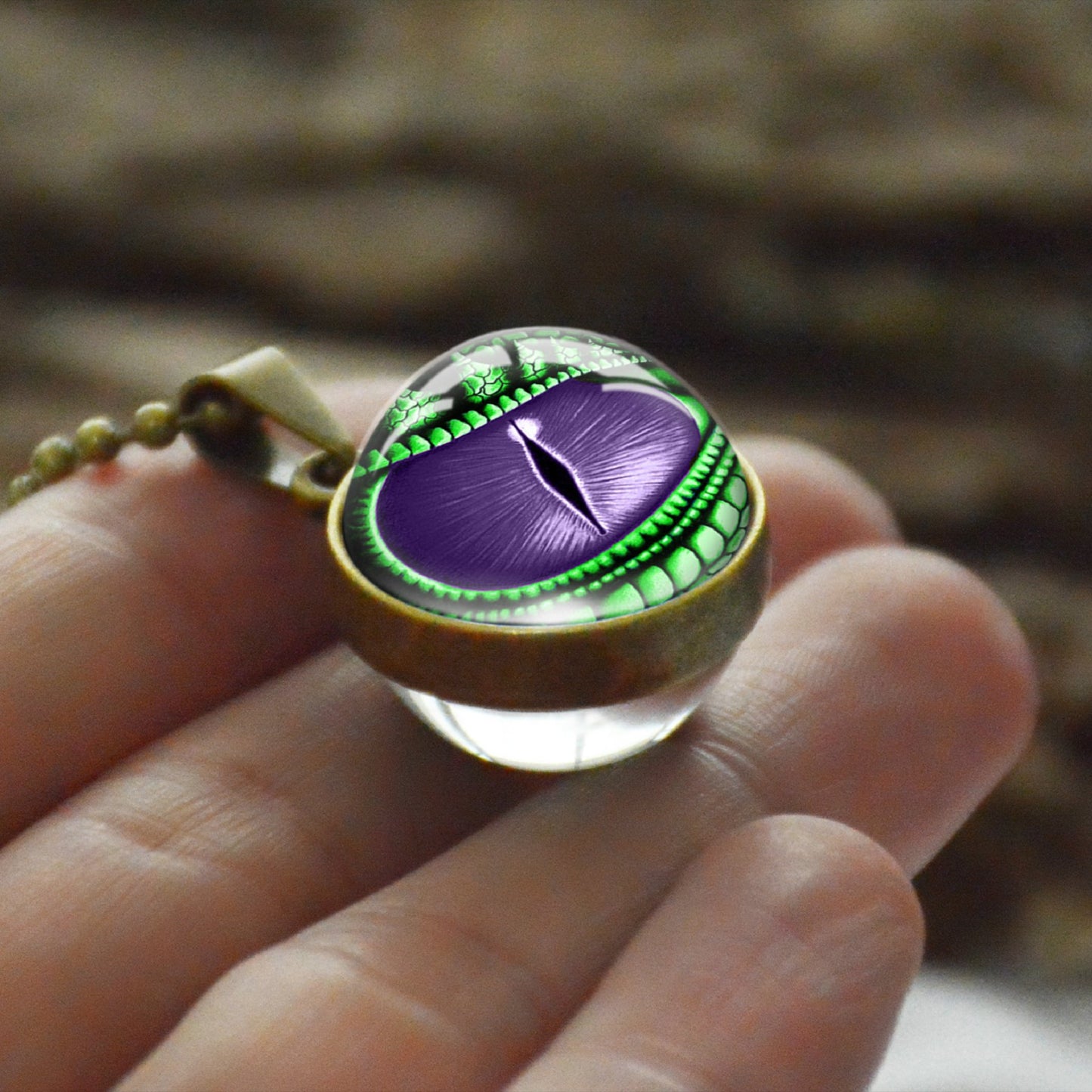 Amazing Dragon Eyes Necklace