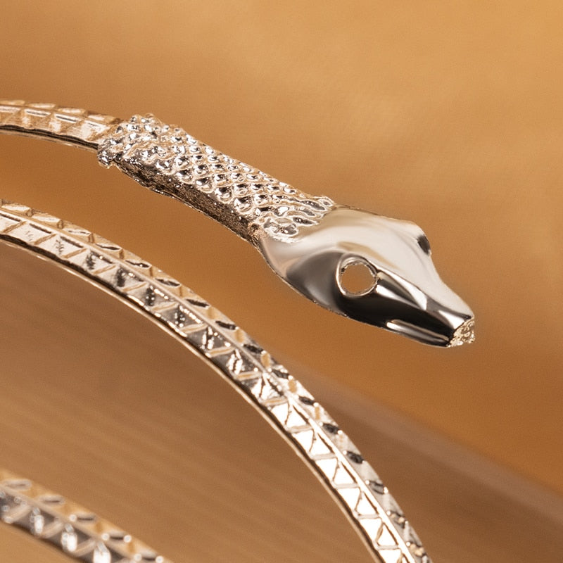 New Fashion Coiled Snake Bracelets - animalchanel