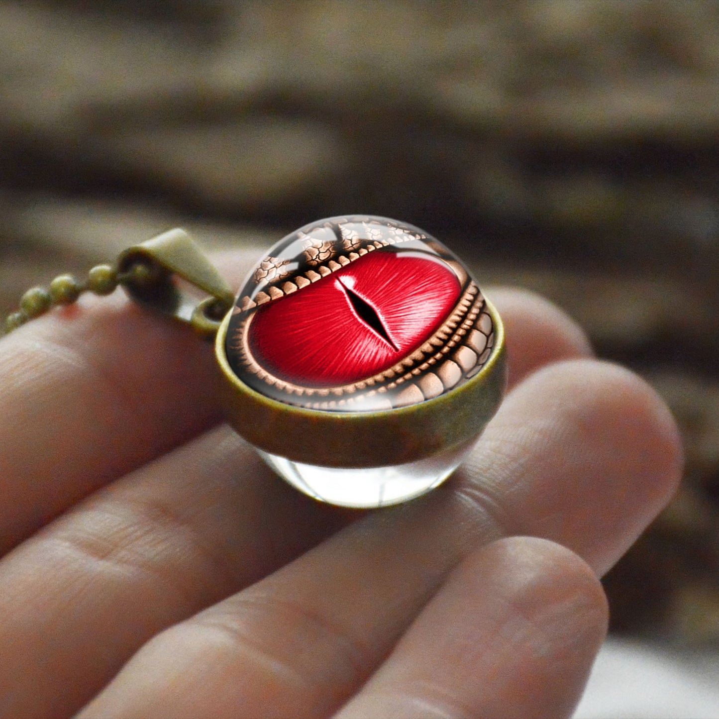 Amazing Dragon Eyes Necklace