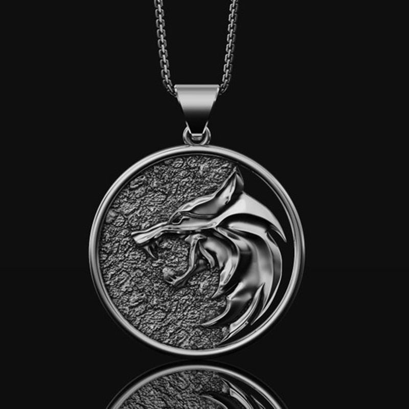 Viking Wolf Necklace - animalchanel