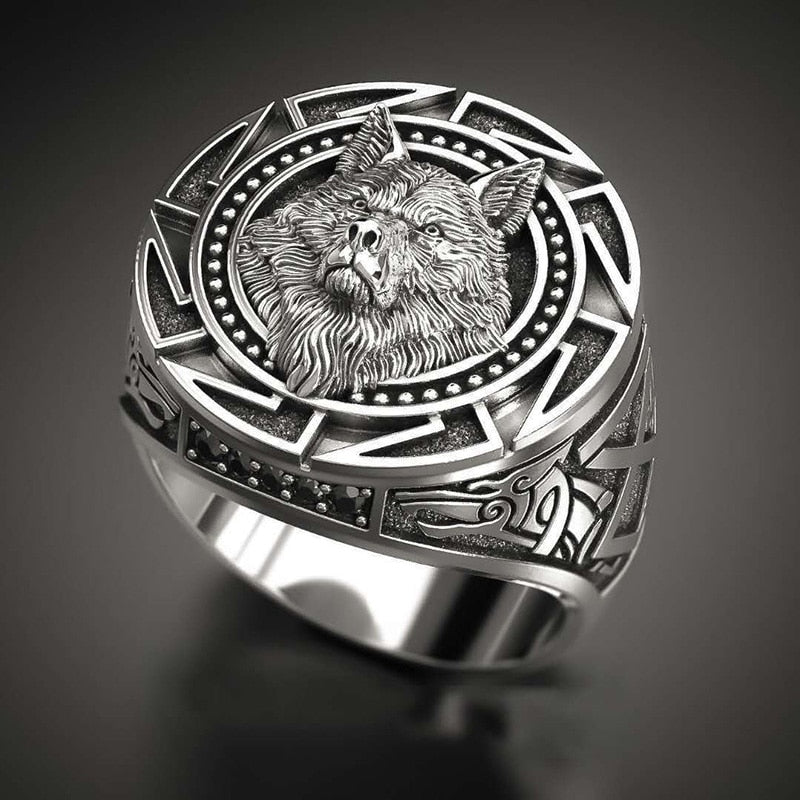 Amazing Wolf Head Ring - animalchanel