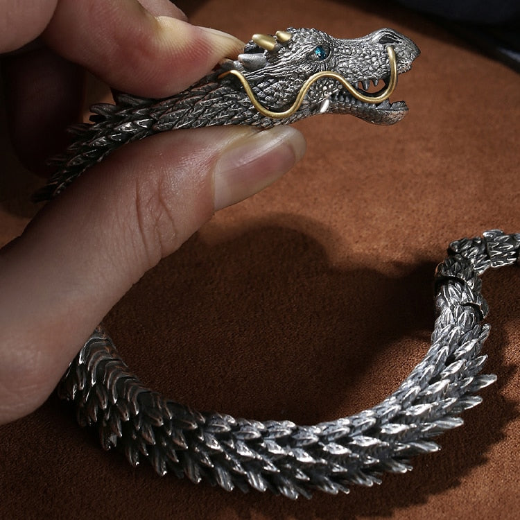 Unique Three-dimensional dragon Bracelet