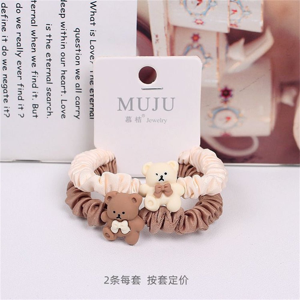 Cute Girls Bear Hair Bands