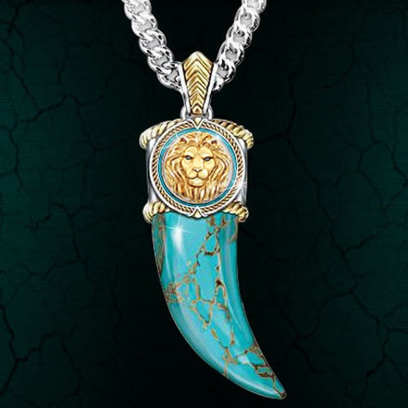 unique lion necklace - animalchanel