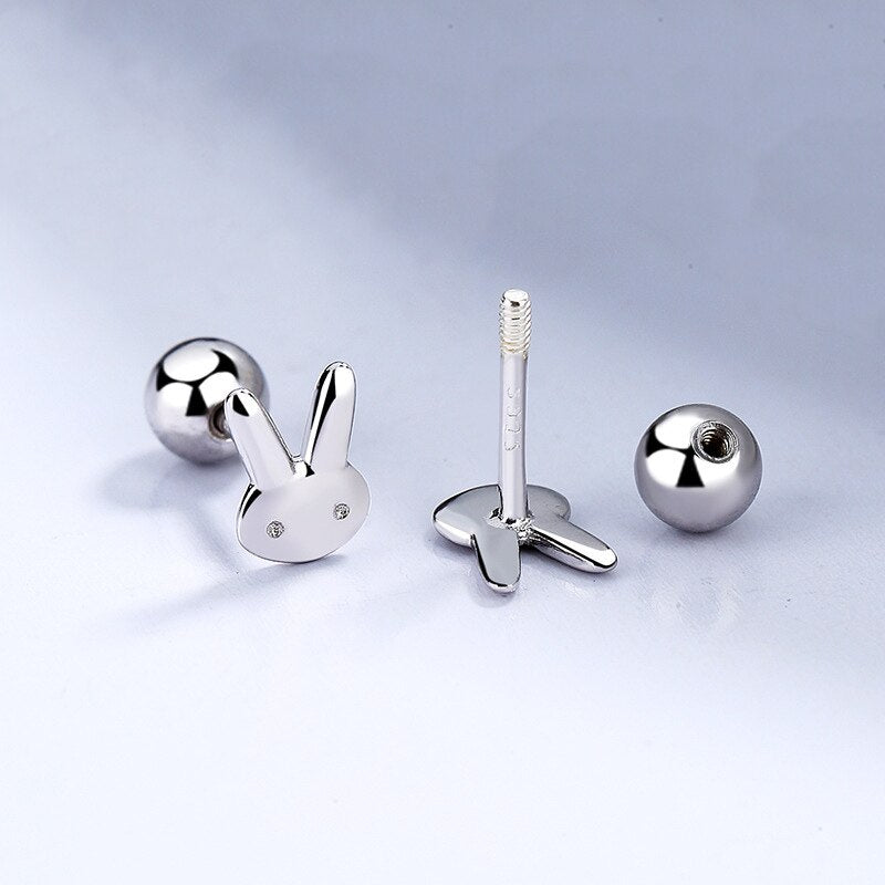 simple Rabbit Earrings - animalchanel