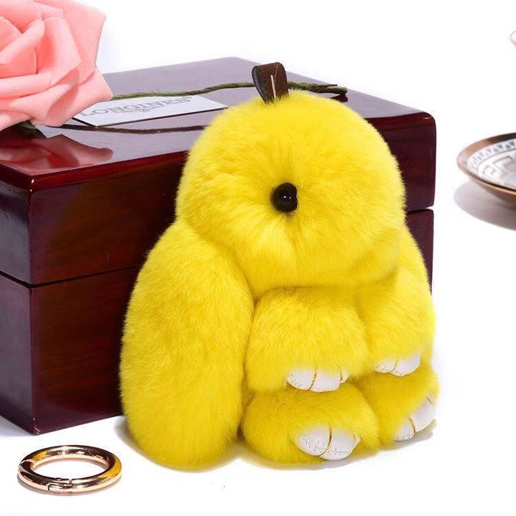 Adorable bunny key ring