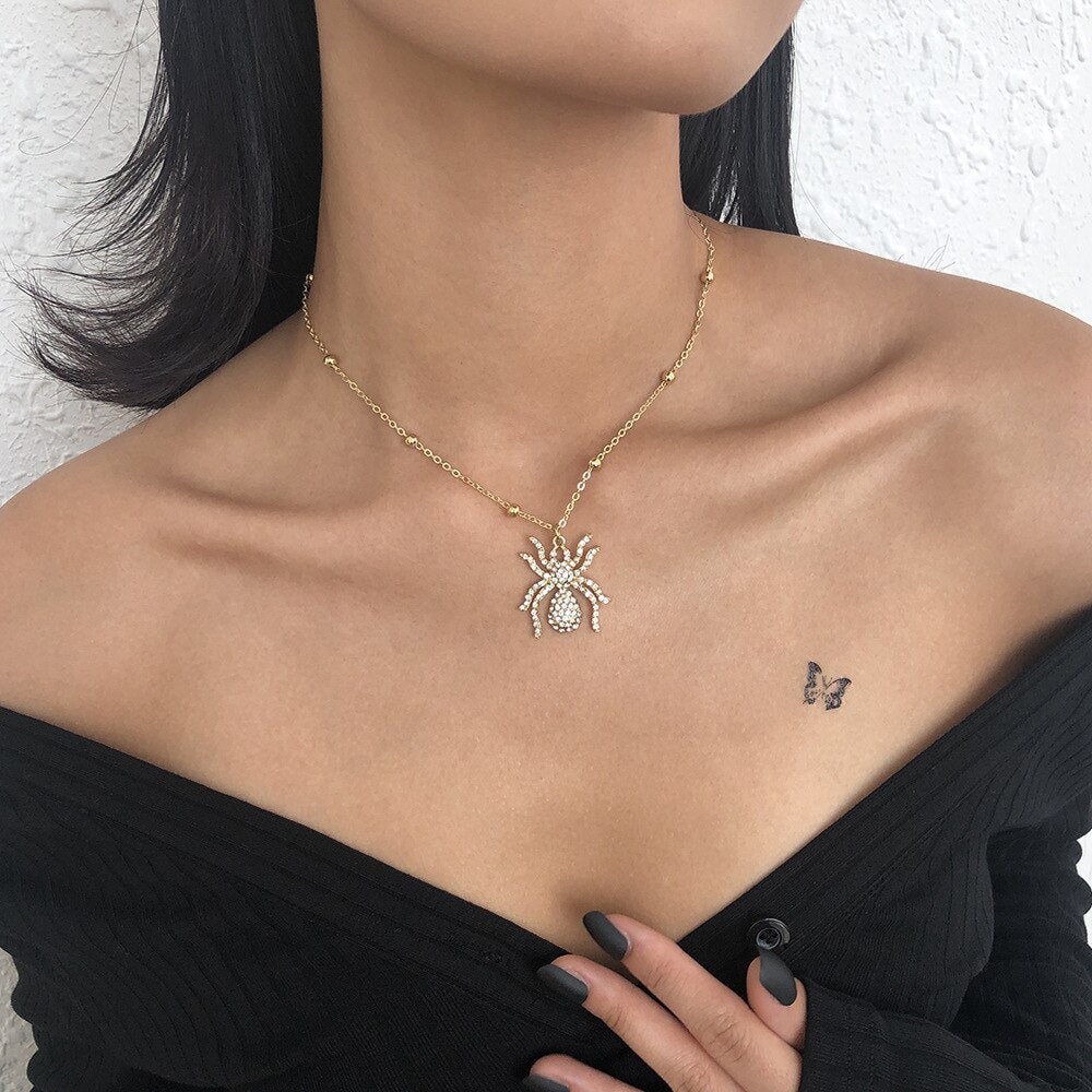 Trendy Spider Necklace