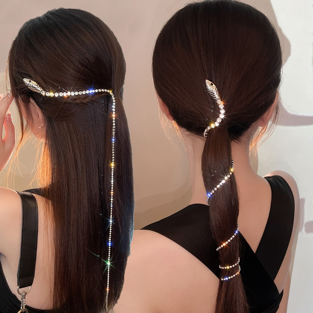 Luxury Snake Hair Band - animalchanel