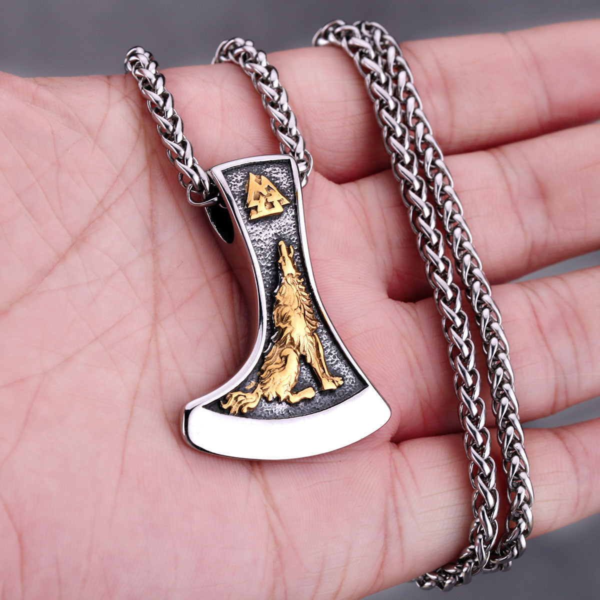 Unique Viking Wolf Necklace