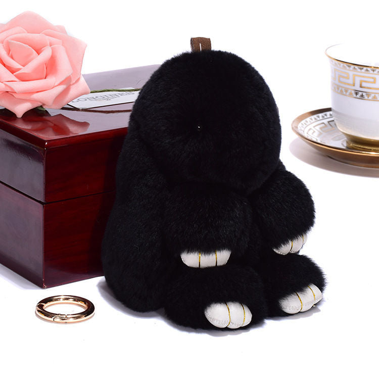 Adorable bunny key ring