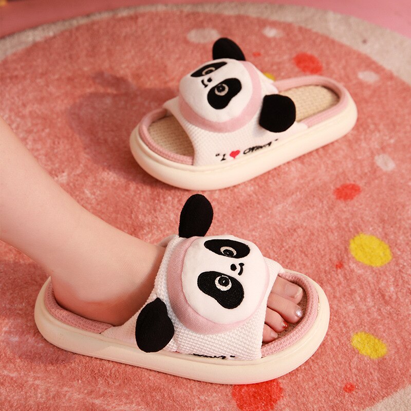 Adorable Panda Home Slippers - animalchanel
