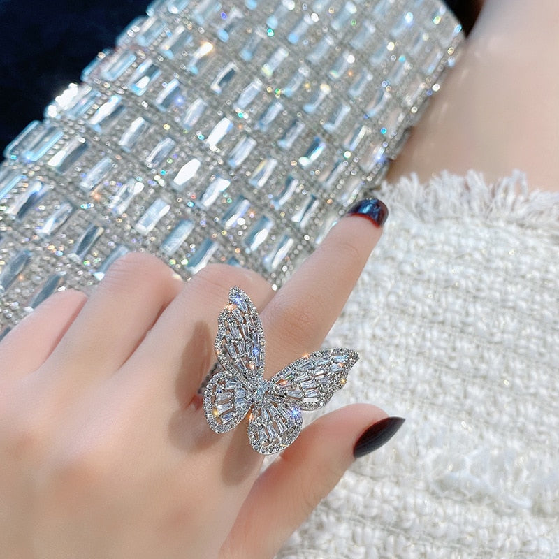 Luxury Butterfly Ring - animalchanel