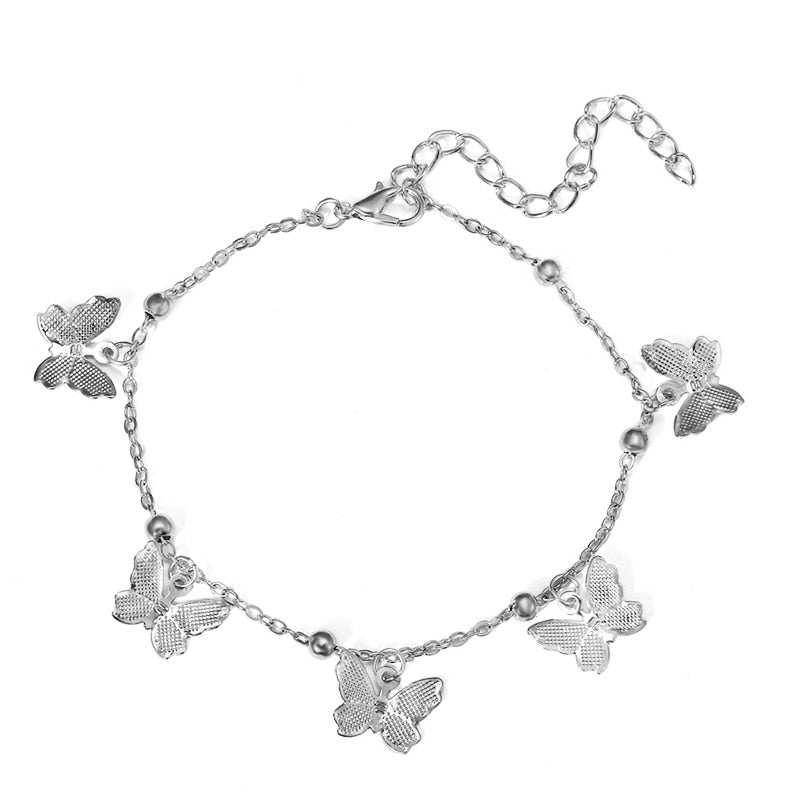 Elegant Fashion Butterfly Anklet - animalchanel