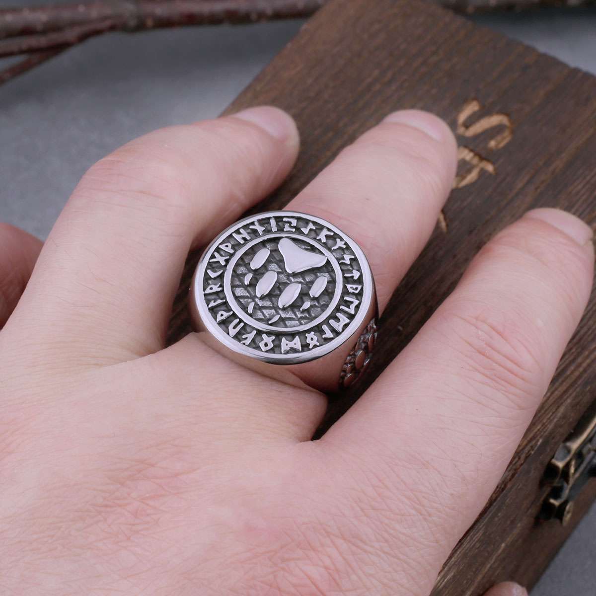 Unique Viking Bear claw Ring