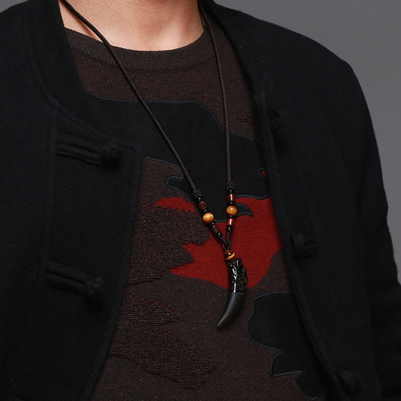 Unique Viking Wolf Necklace - animalchanel