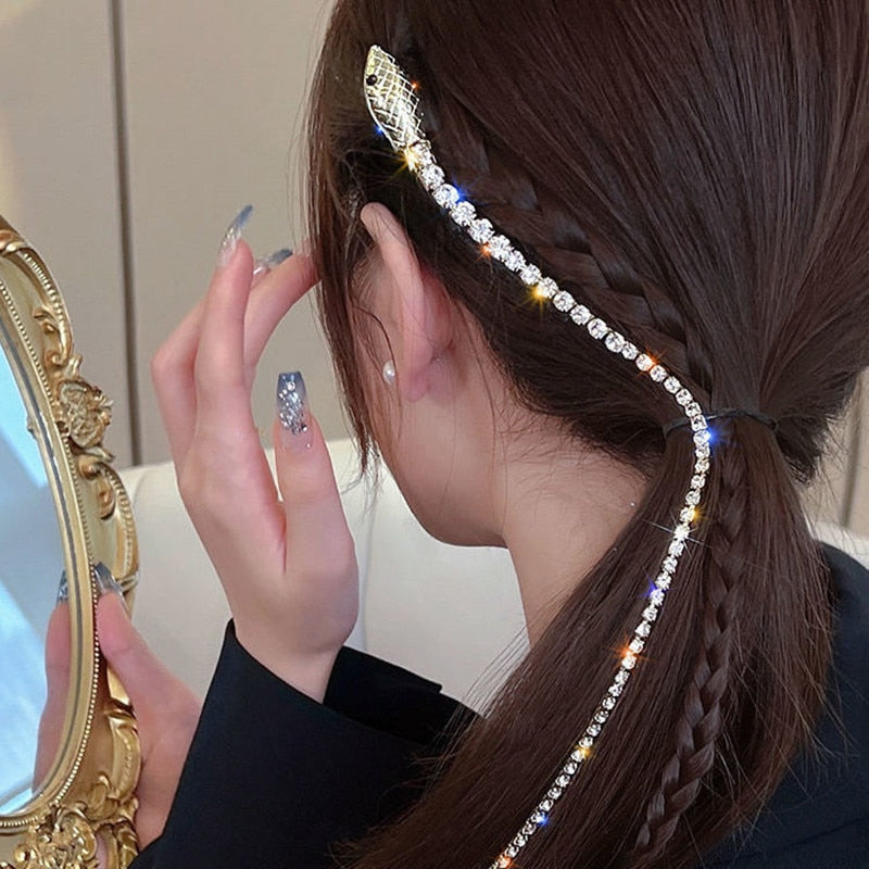 Luxury Snake Hair Band - animalchanel