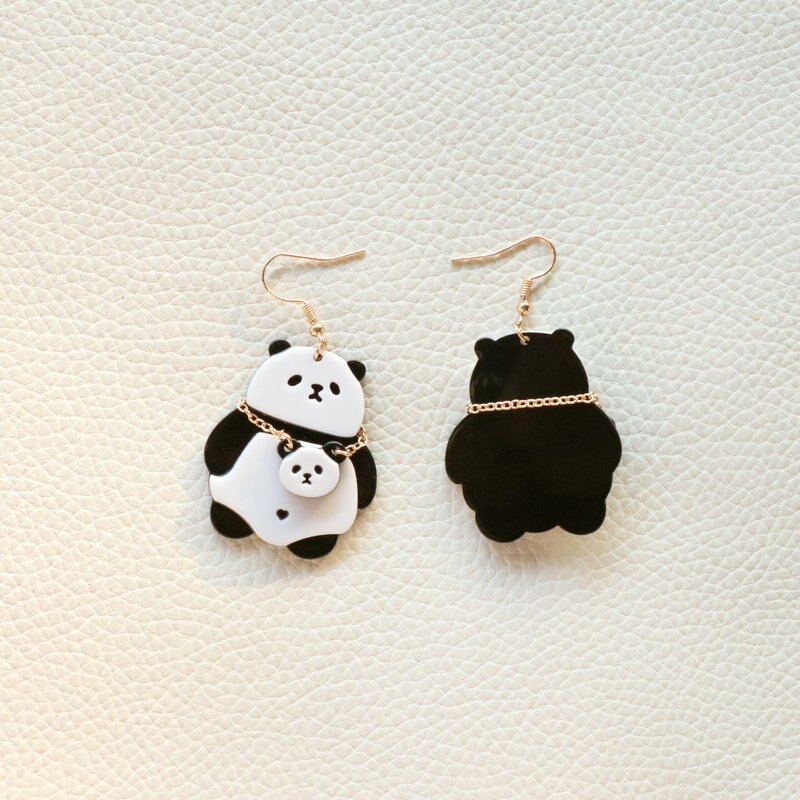 Cute Panda Earrings