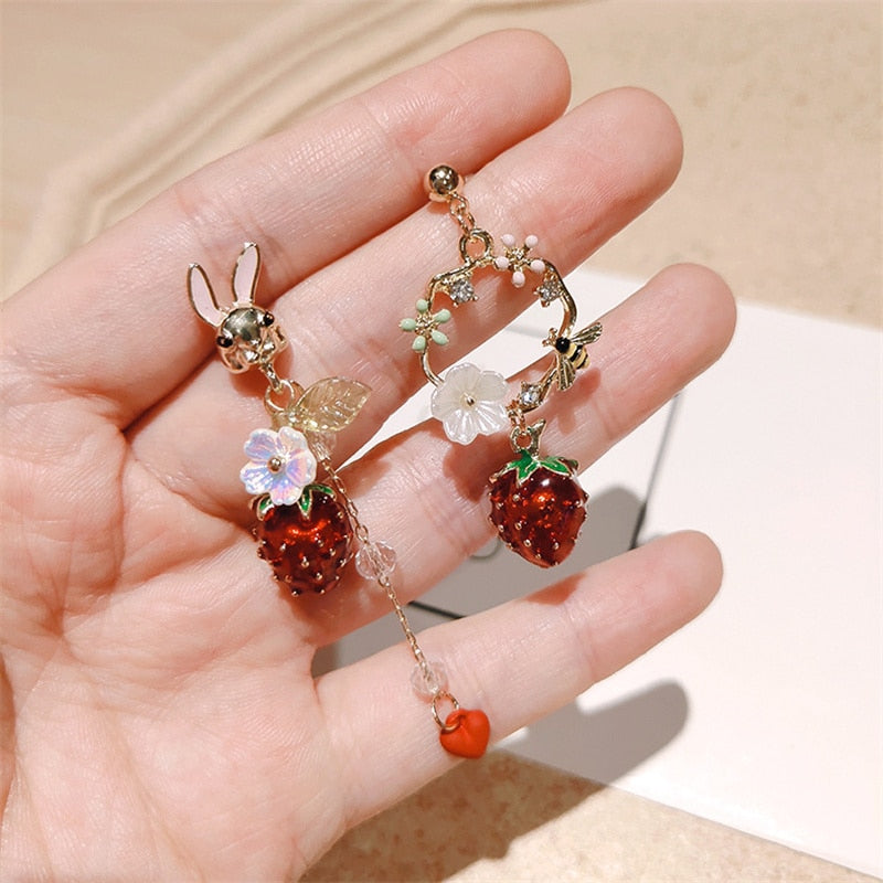 Cute Rabbit Dangle Earrings - animalchanel