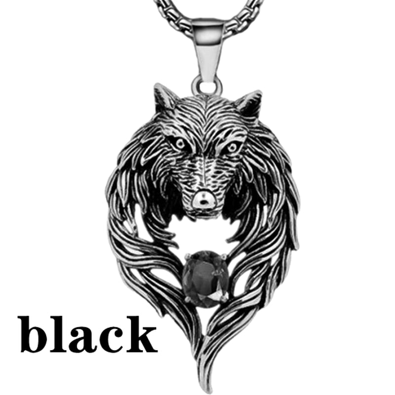 Luxury Wolf Diamond Necklaces