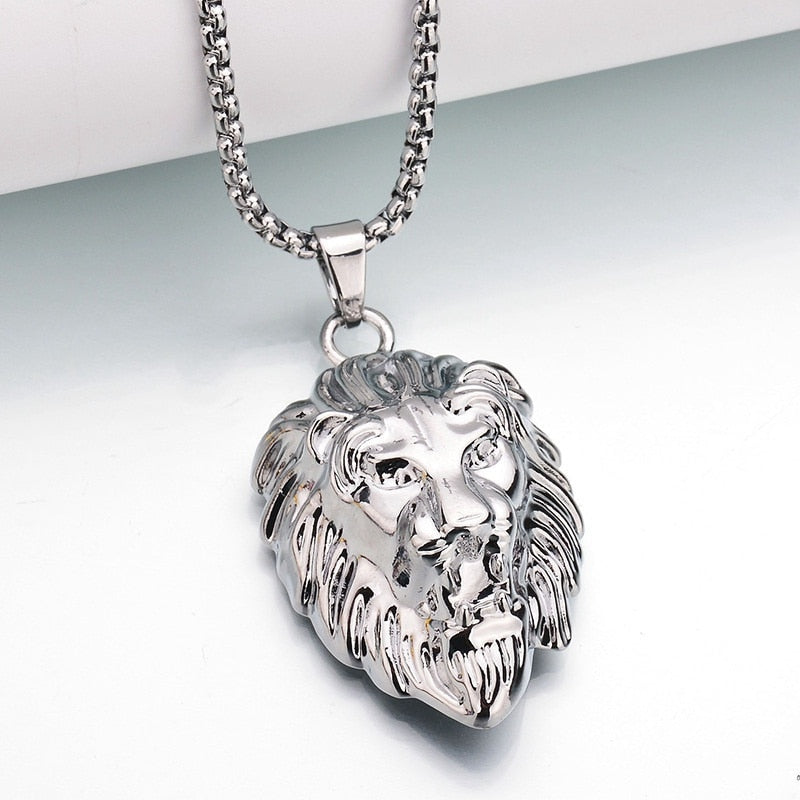 Gorgeous Lion Head Necklaces - animalchanel