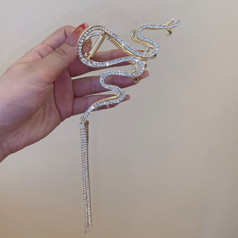 Luxury Snake hair pins - animalchanel