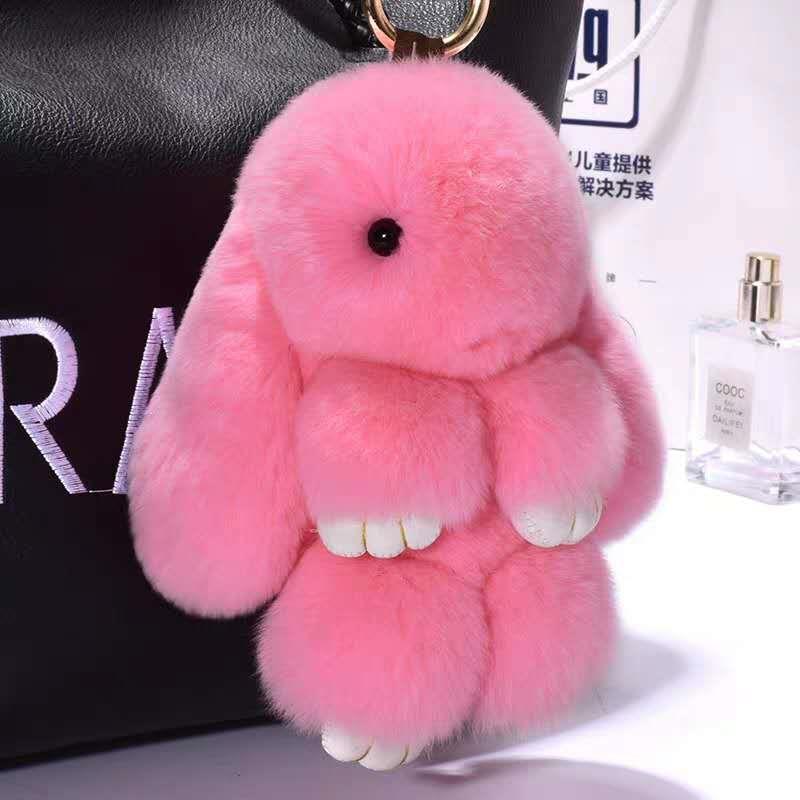 Adorable bunny key ring