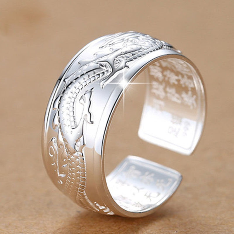 New S925 Silver Dragon Ring