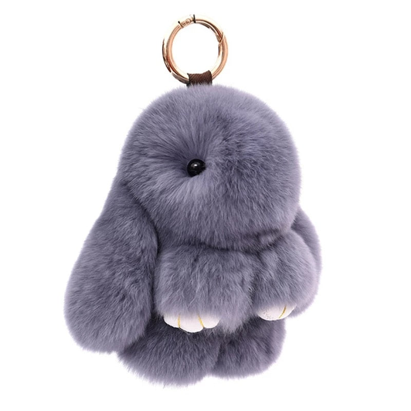 Adorable bunny key ring