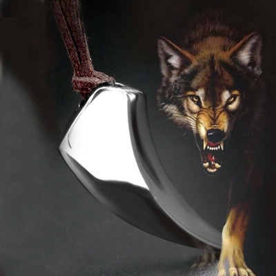 Gorgeous Viking Wolf Tooth Necklace