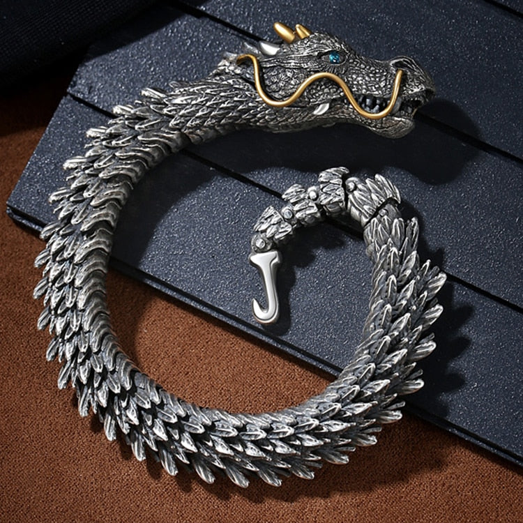 Unique Three-dimensional dragon Bracelet
