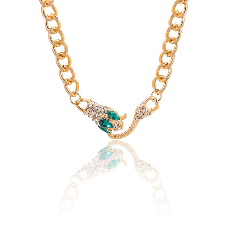 Luxury Crystal Snake Necklaces
