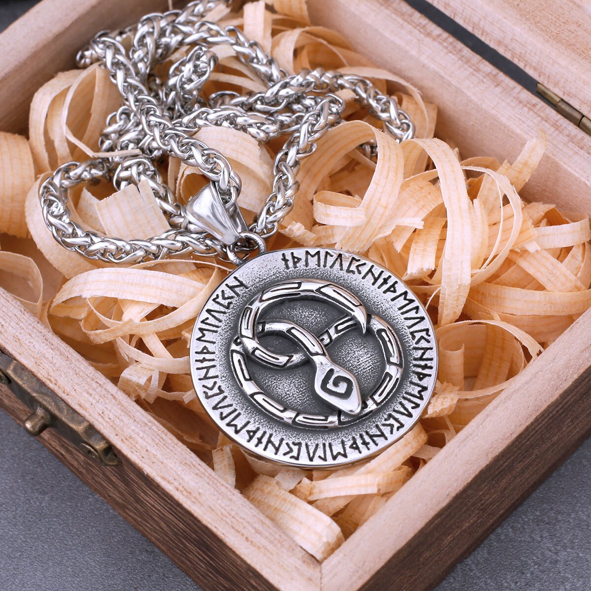 Amazing Viking Snake Necklace