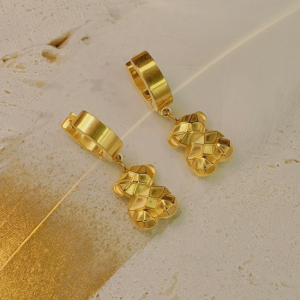 Luxury Bear Earring