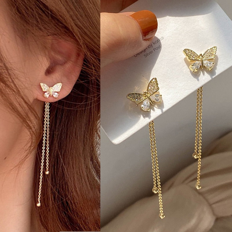 Trendy Butterfly Earrings