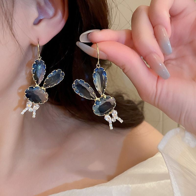 Luxury Crystal Rabbit Earrings