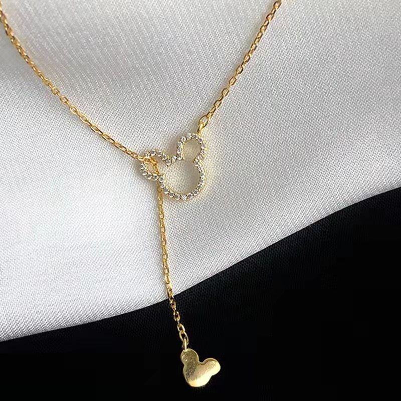 Luxury Crystals Bear Necklace