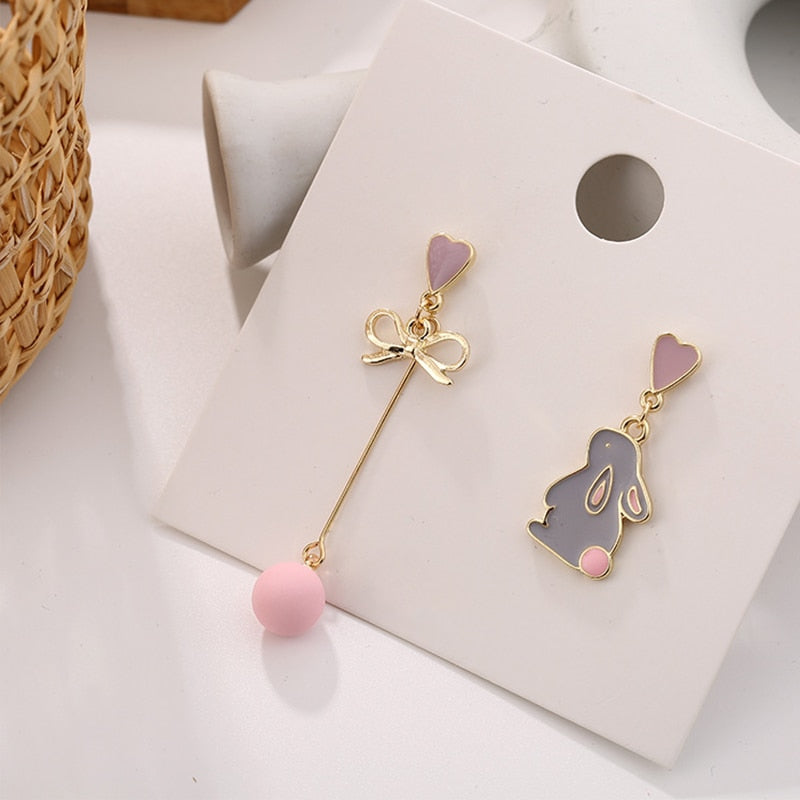 amazing bunny earrings - animalchanel