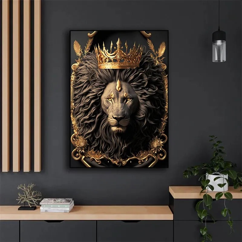 Luxury Lion Wall Decor