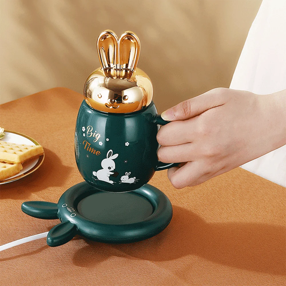 Cute Rabbit Mug Warmer Set