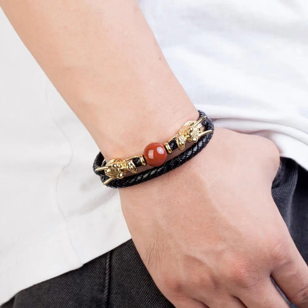 Amazing Dragon Leather Bracelets