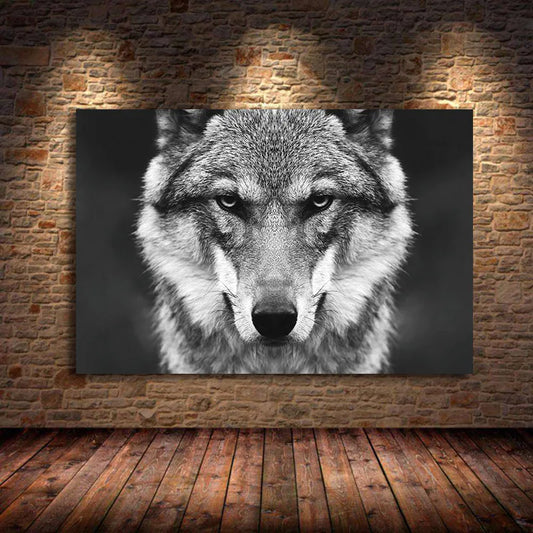 Amazing Wolf Head Canvas