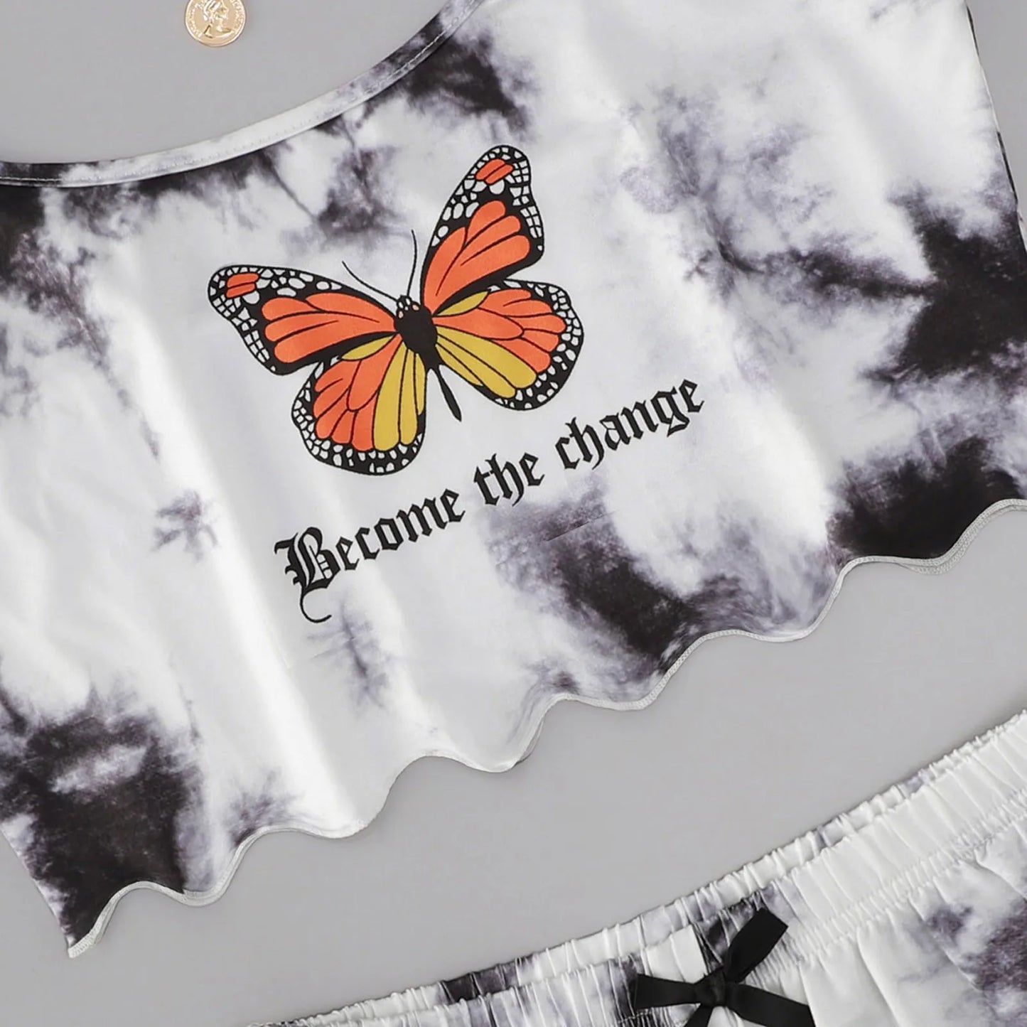 Cute Butterfly Pajama Set