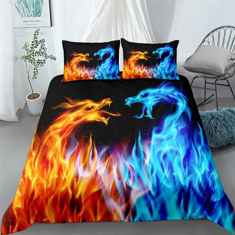 Unique Dragon Duvet Cover Set