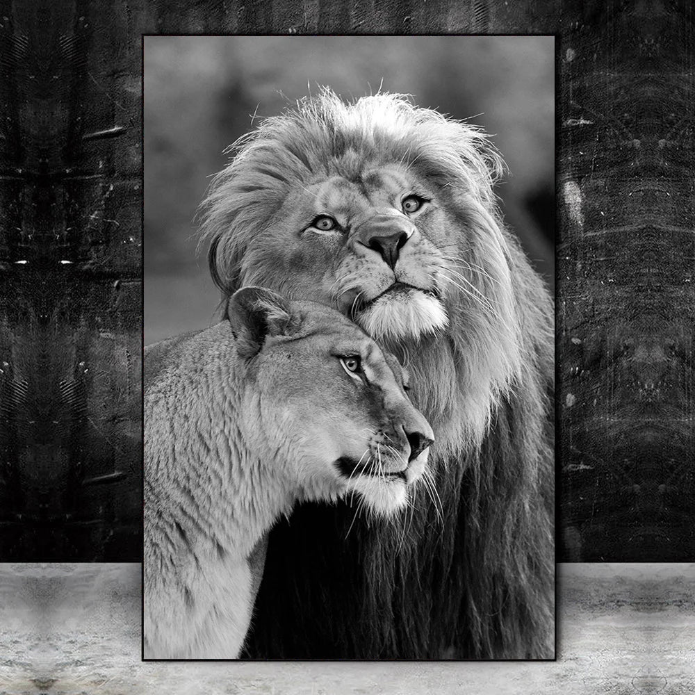Wild Lions Lover Canvas