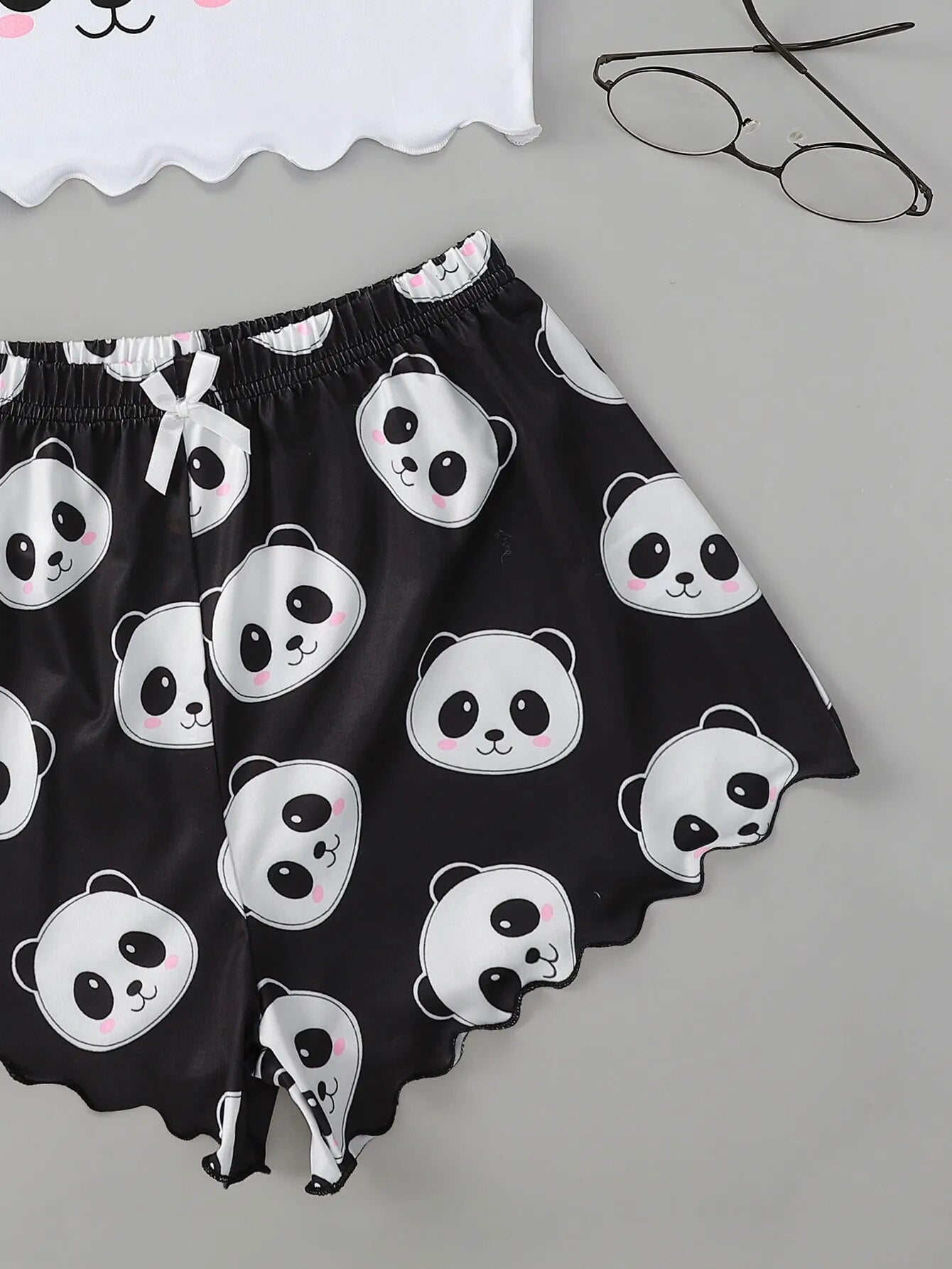 Cute Panda Pajama Set