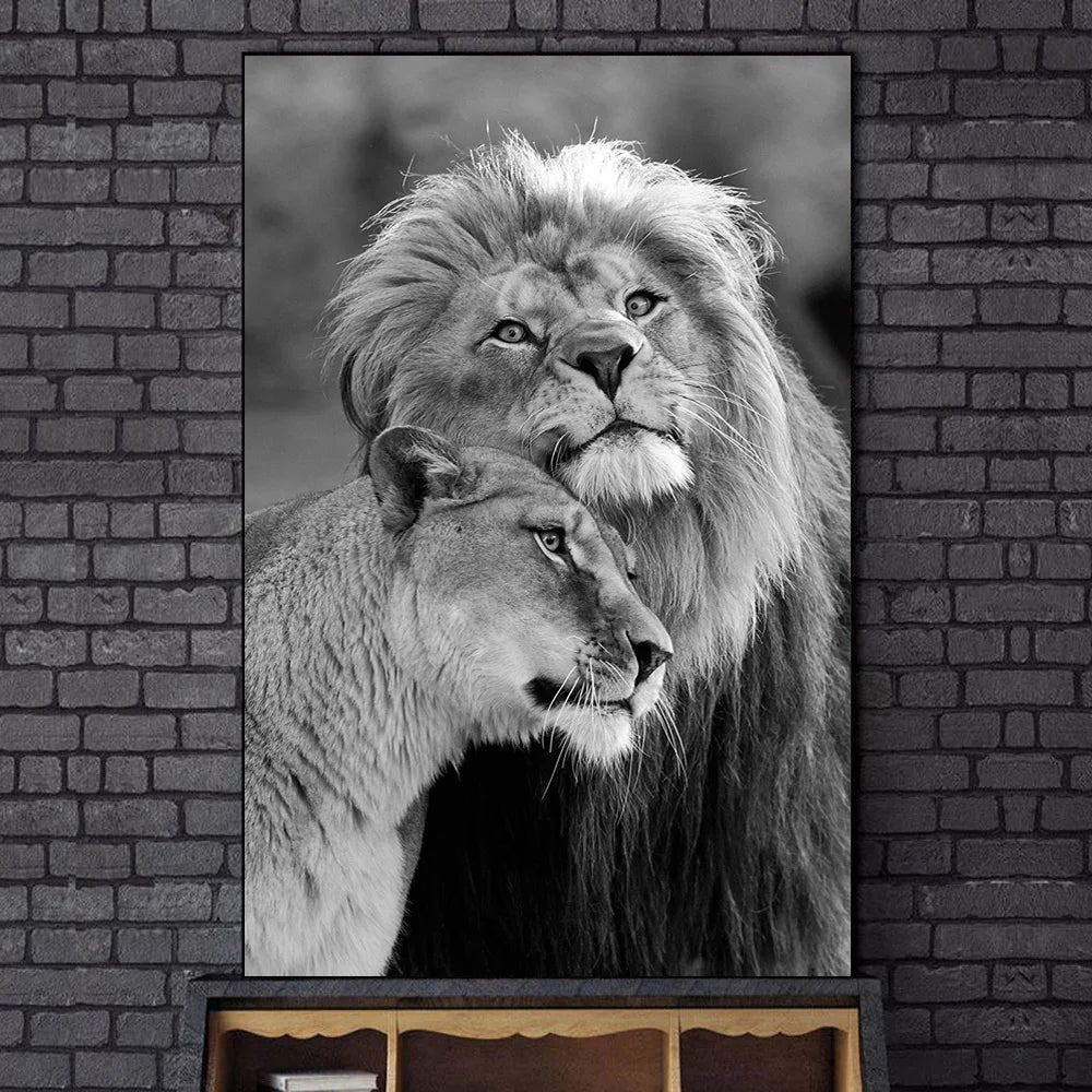 Wild Lions Lover Canvas