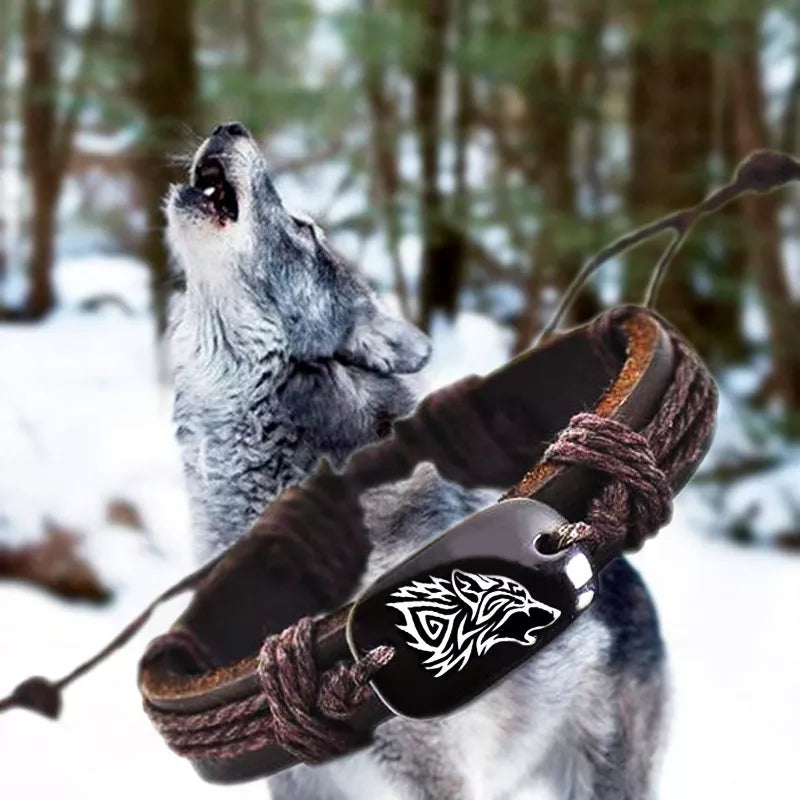 Roaring Wolf Bracelet