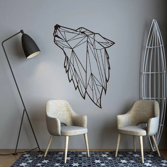 Exclusive Nordic Style Wolf Vinyl Wall Sticker