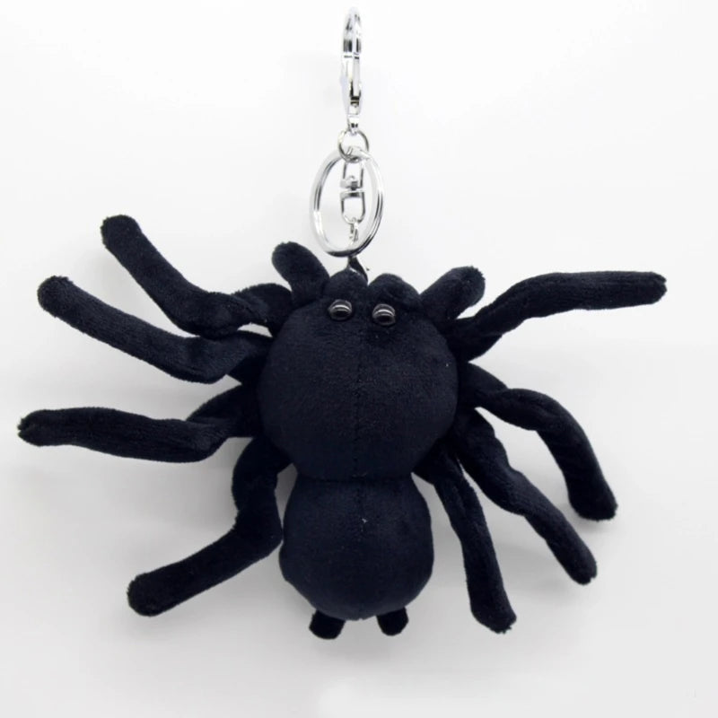 Unique Spider Plush Keychain